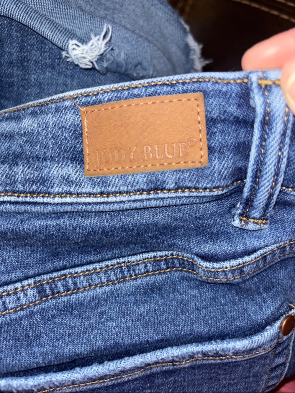 Judy Blue stretch denim cut off shorts - Picture 6 of 6